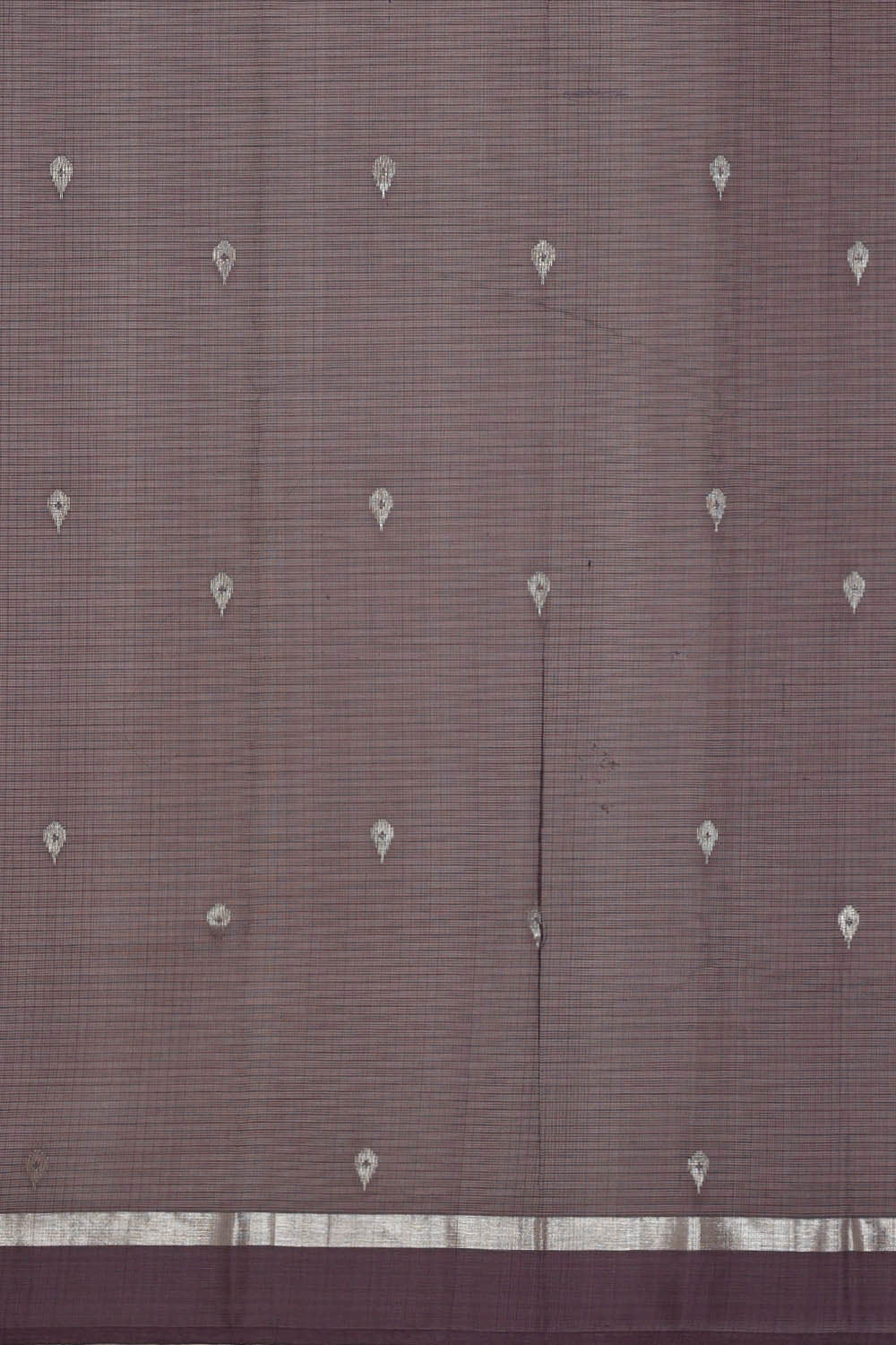 Image of Zari Kota Dark Cream Saree